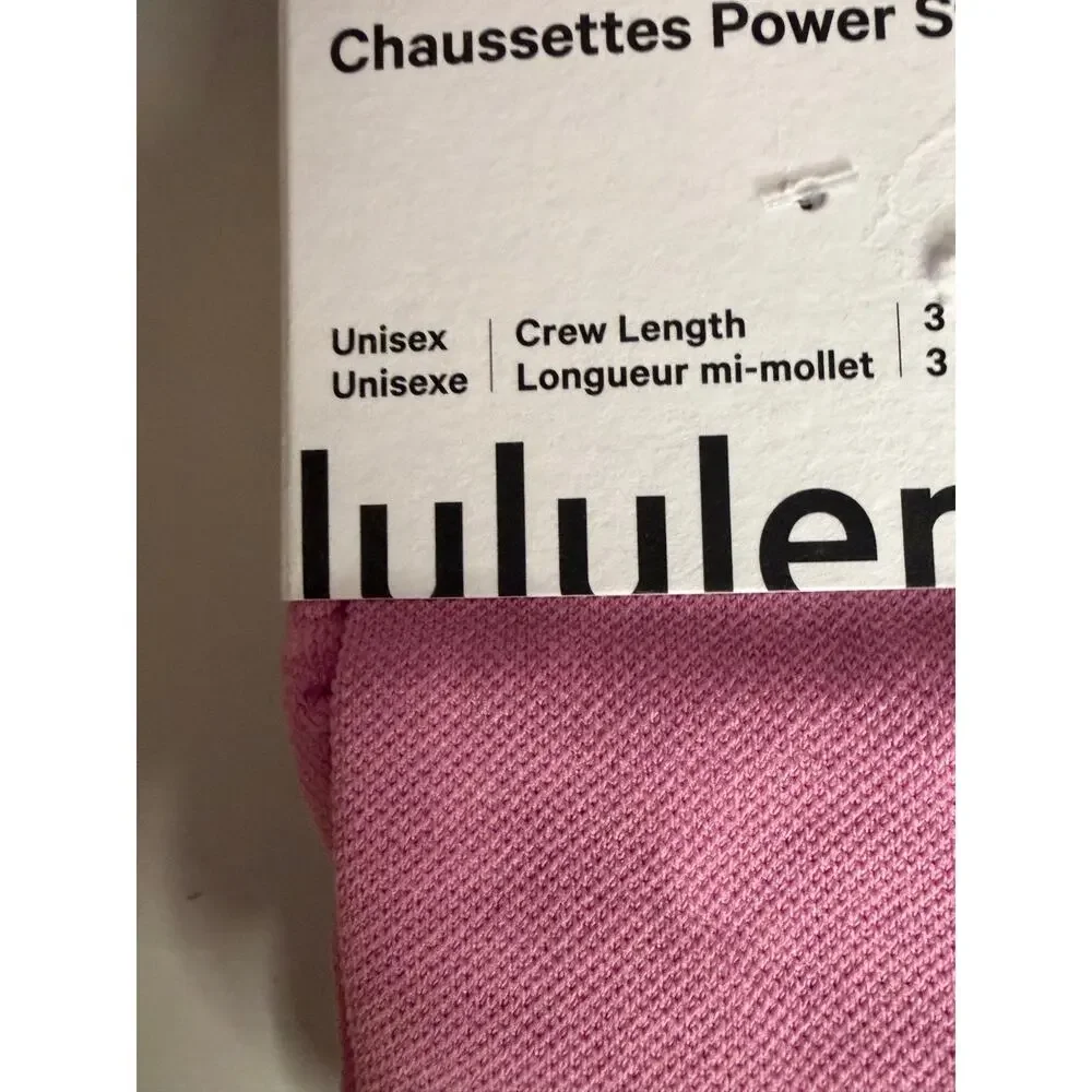 NWT Lululemon Power Stride Socks - Pack of 3